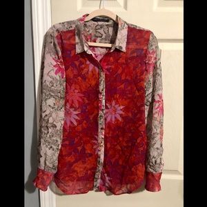 Ivanka Trump Button-Down Blouse M